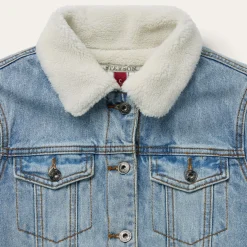 Denim Sherpa Lined Jacket