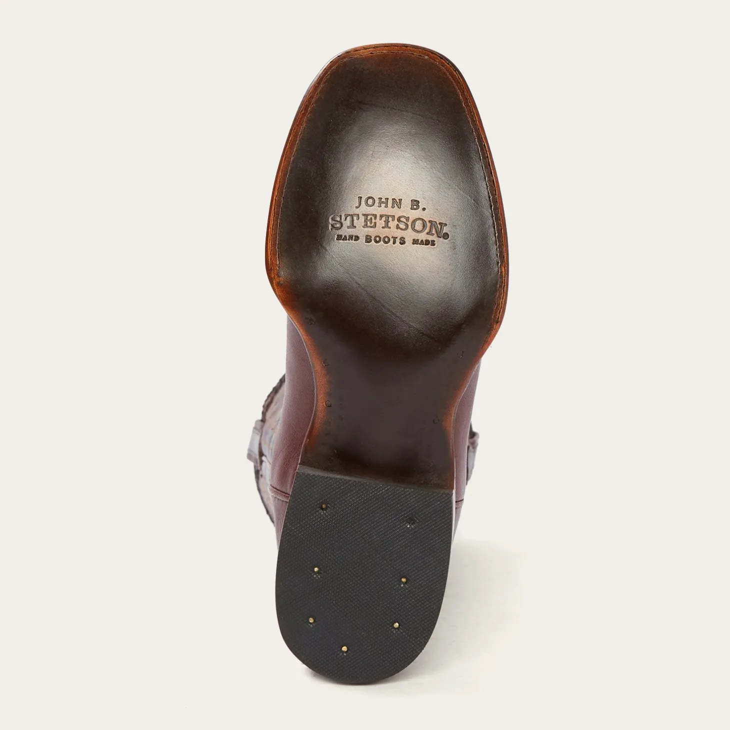 Denver Brown Goat Hand Stitched Cowboy Boot