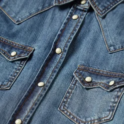 Distressed Denim Shirt