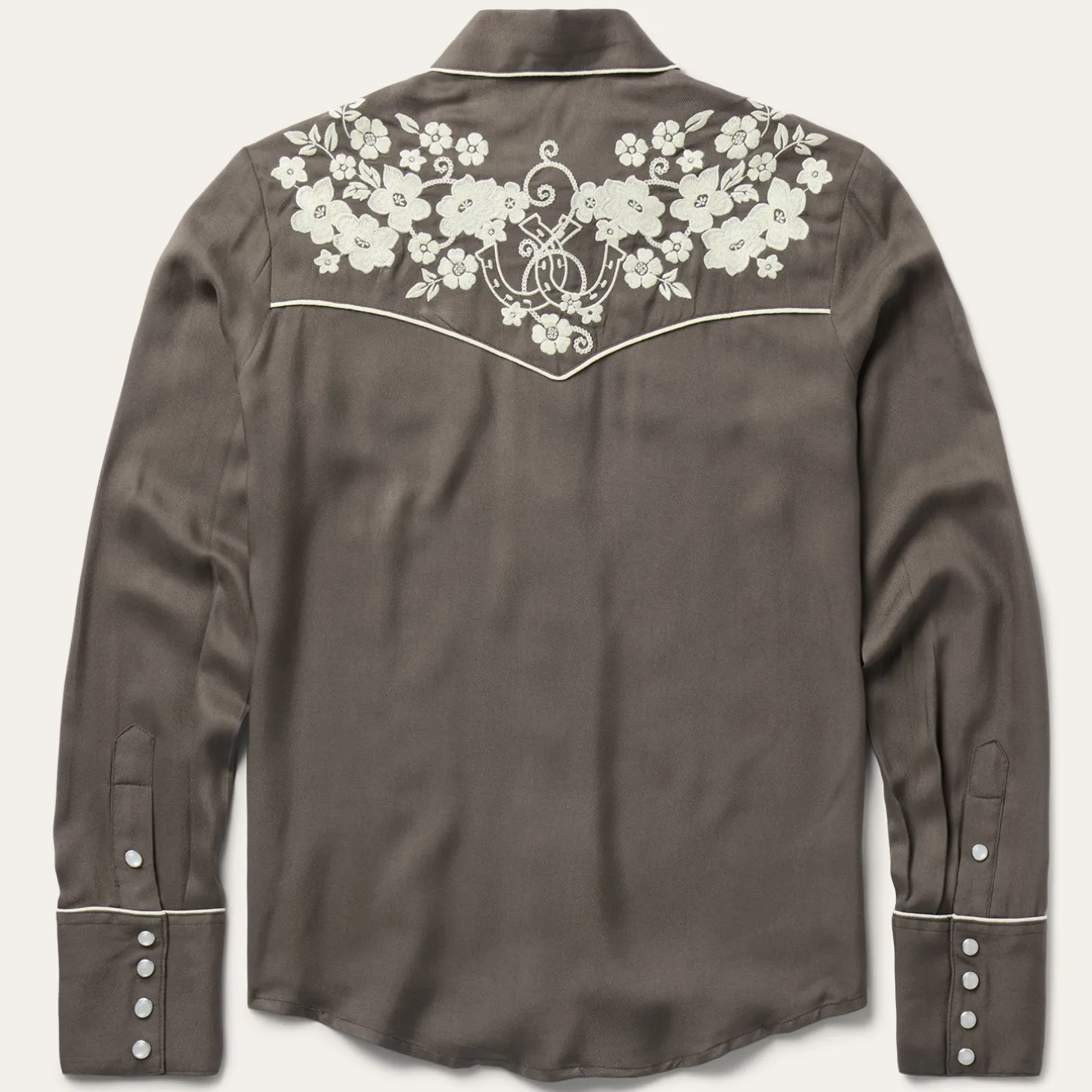 Embroidered Retro Western Shirt