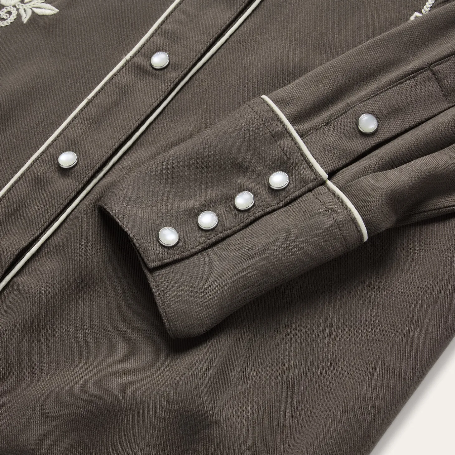 Embroidered Retro Western Shirt