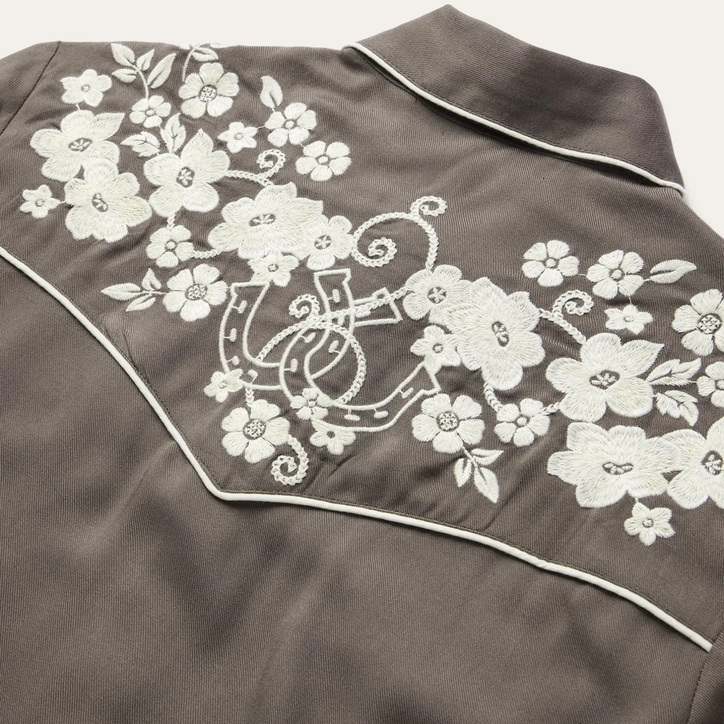 Embroidered Retro Western Shirt