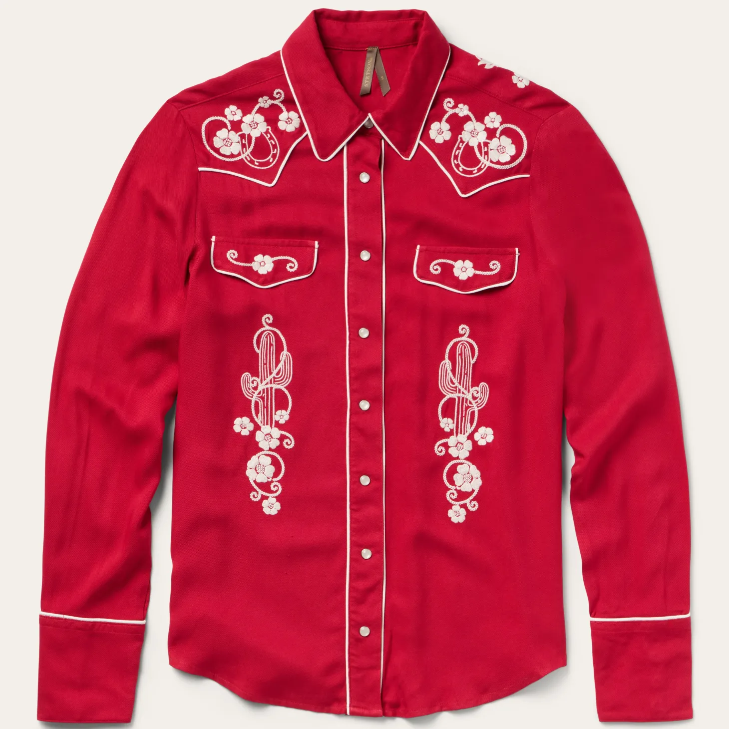 Embroidered Retro Western Shirt