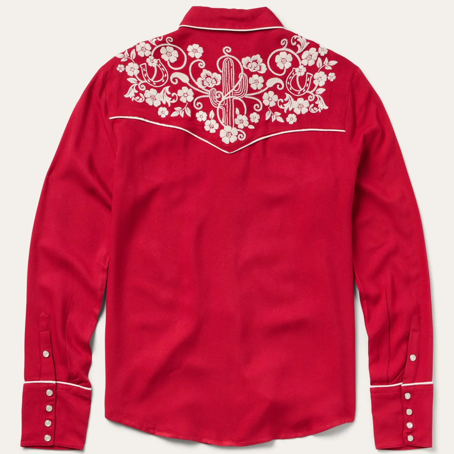 Embroidered Retro Western Shirt
