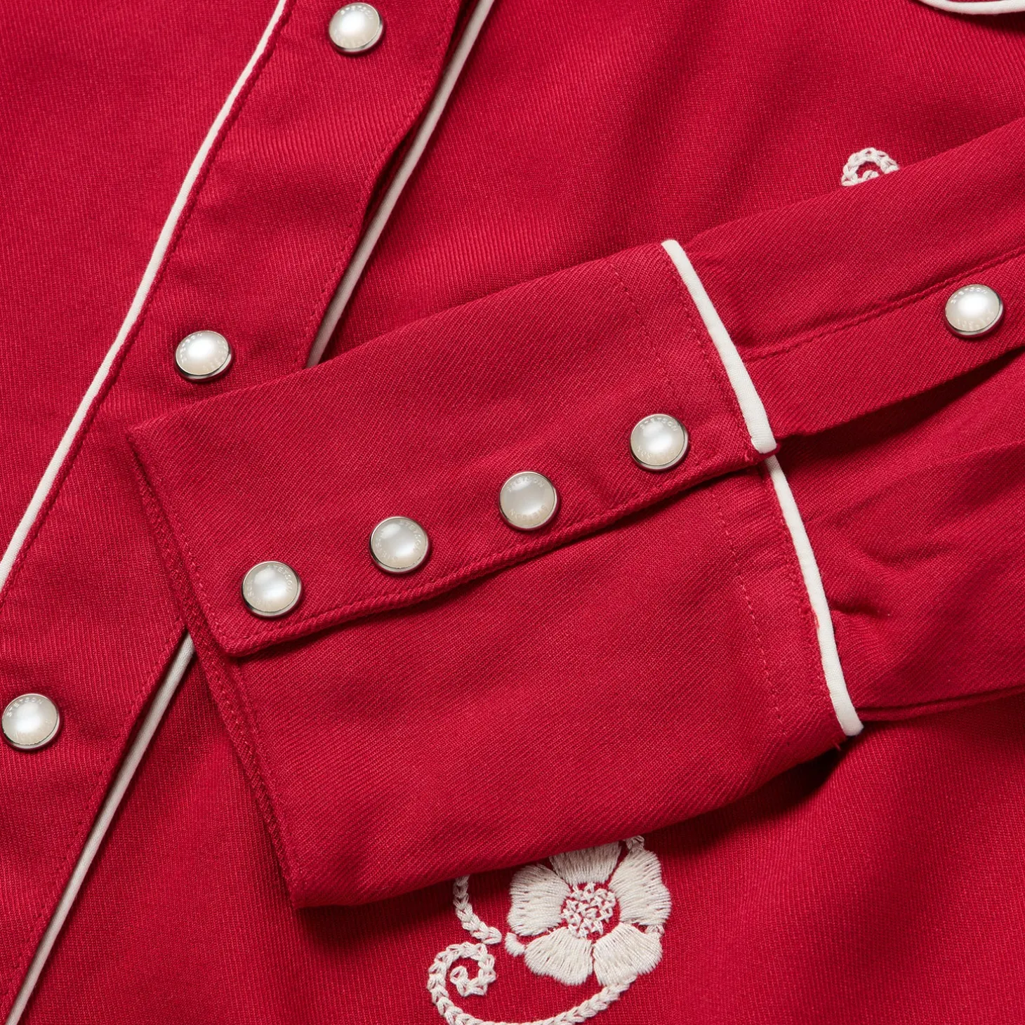 Embroidered Retro Western Shirt