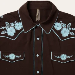 Embroidered Retro Western Shirt