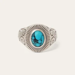 Filigree Ring with Turquoise