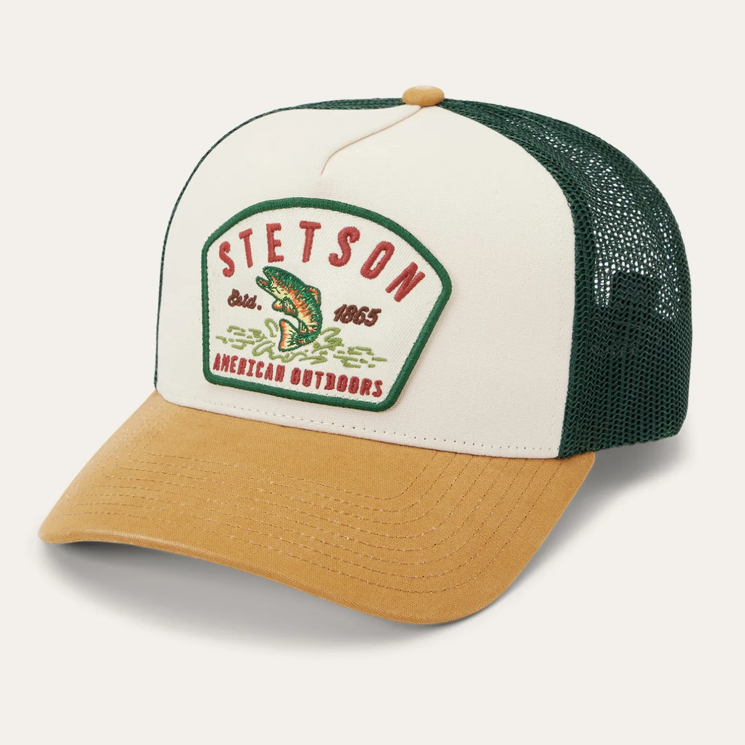 Fishing Patch Trucker Cap