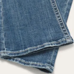 816 Fit Jeans With White