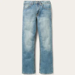 1520 Fit Light Wash Jeans With Tacking