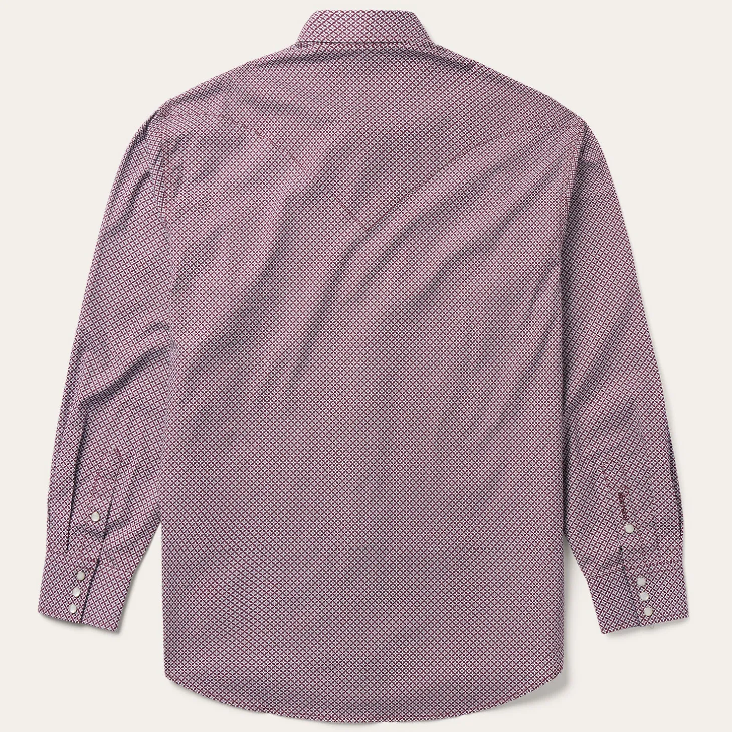 Four Point Geo Print Western Shirt