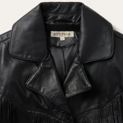 Fringe Leather Jacket