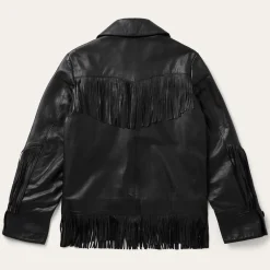 Fringe Leather Jacket