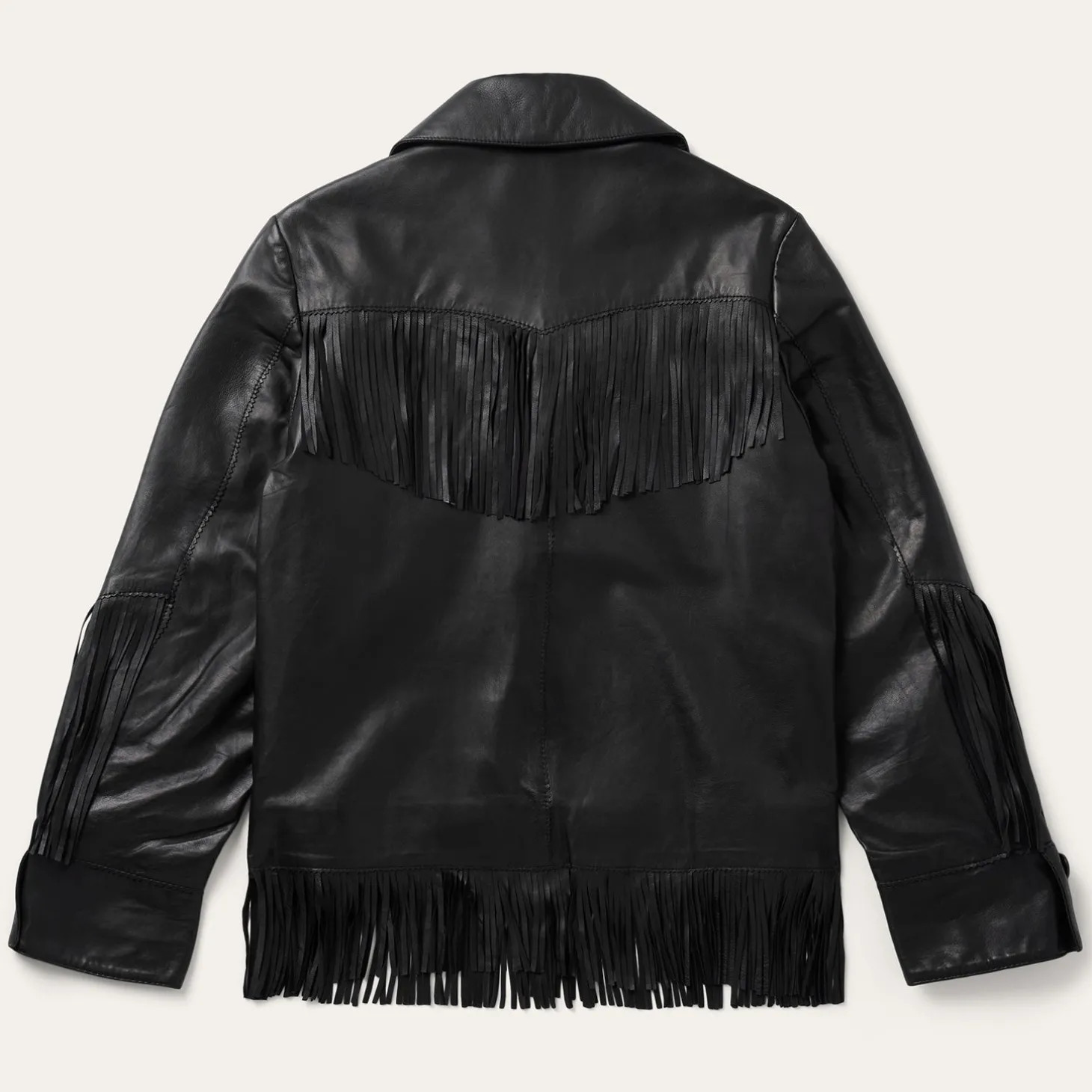 Fringe Leather Jacket
