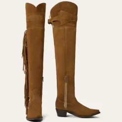 Glam Over-The-Knee Fringe Boot