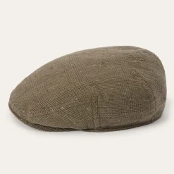 Glen Check Linen/Silk Kent Cap