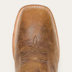 Goddard Burnished Blue & Brown Leather Boot