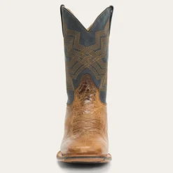 Goddard Burnished Blue & Brown Leather Boot