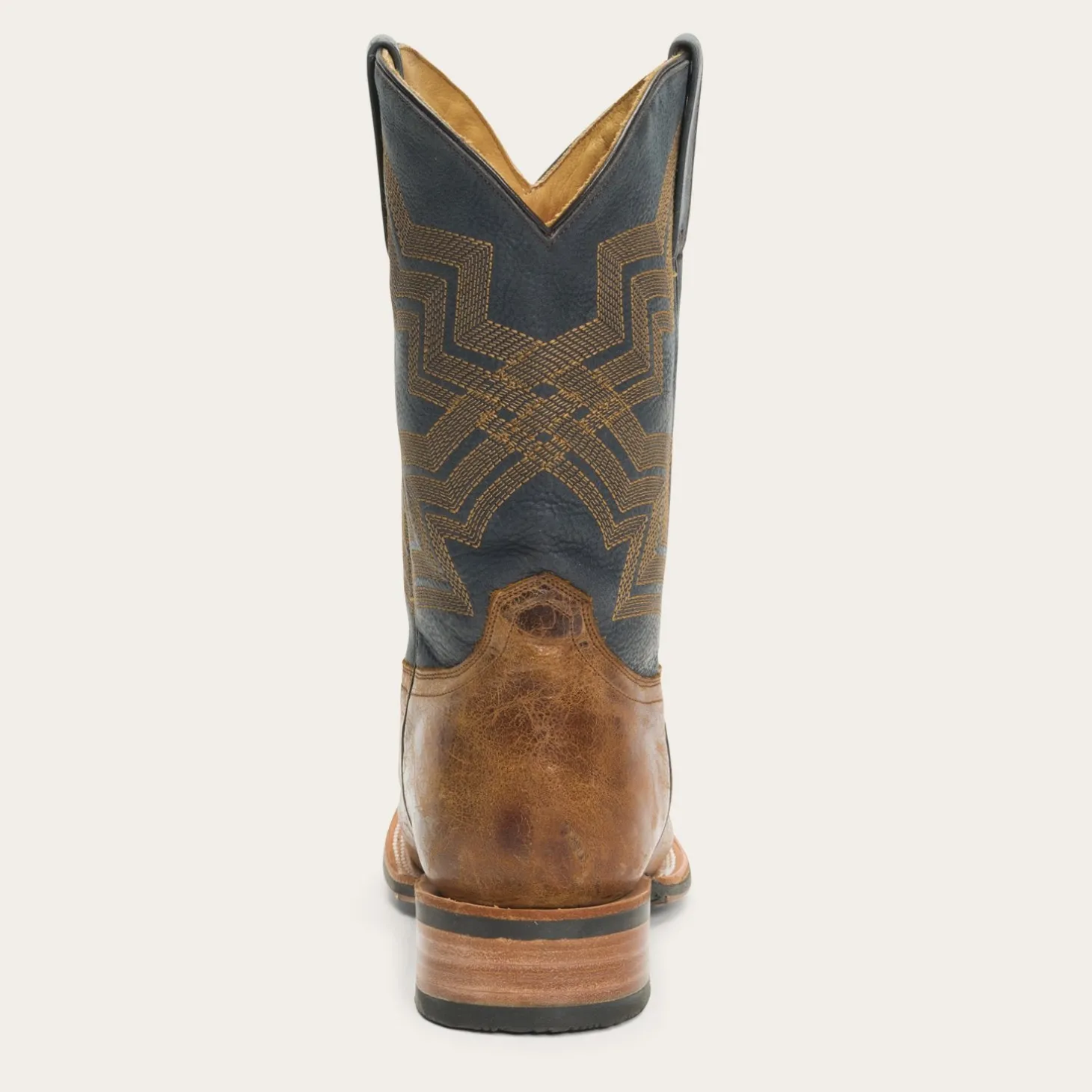 Goddard Burnished Blue & Brown Leather Boot