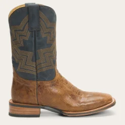 Goddard Burnished Blue & Brown Leather Boot