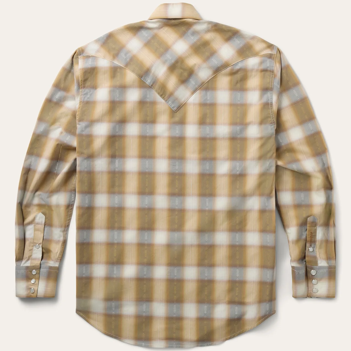 Gold Dust Plaid Western Shirt