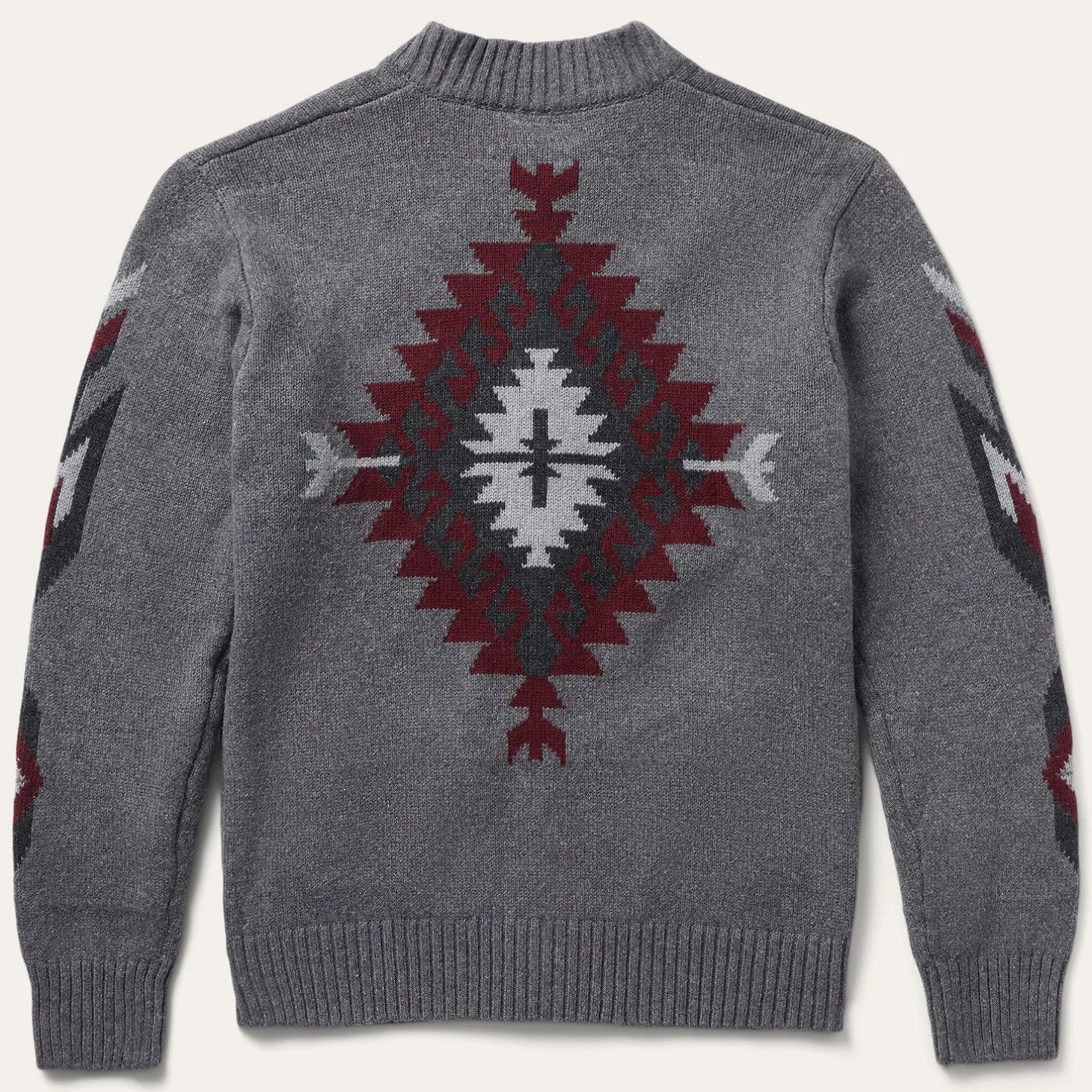 Grey Aztec Cardigan