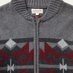 Grey Aztec Cardigan