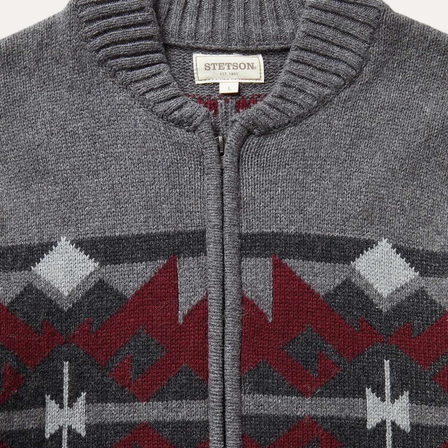 Grey Aztec Cardigan