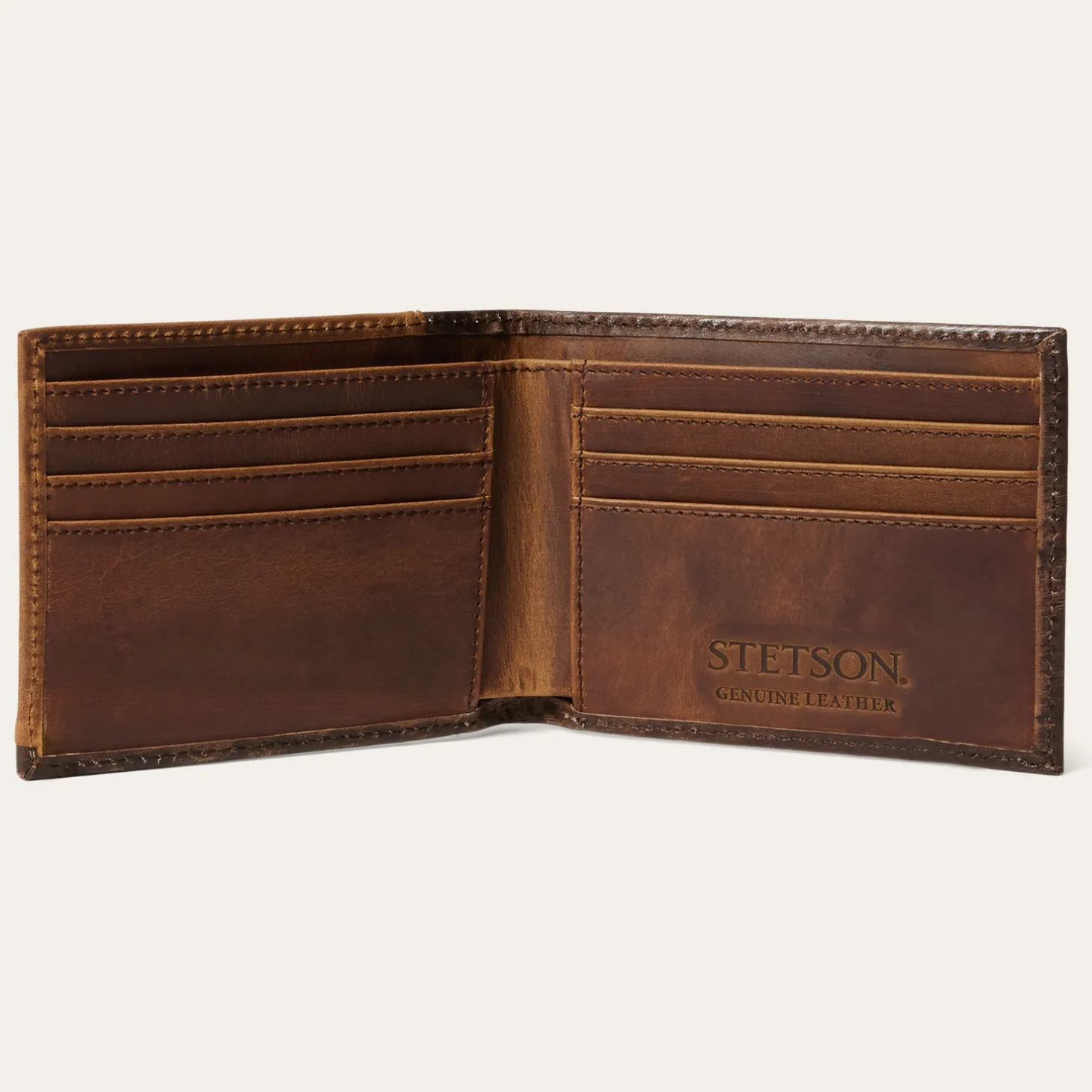 Hair-On-Hide Concho Bi-Fold Wallet