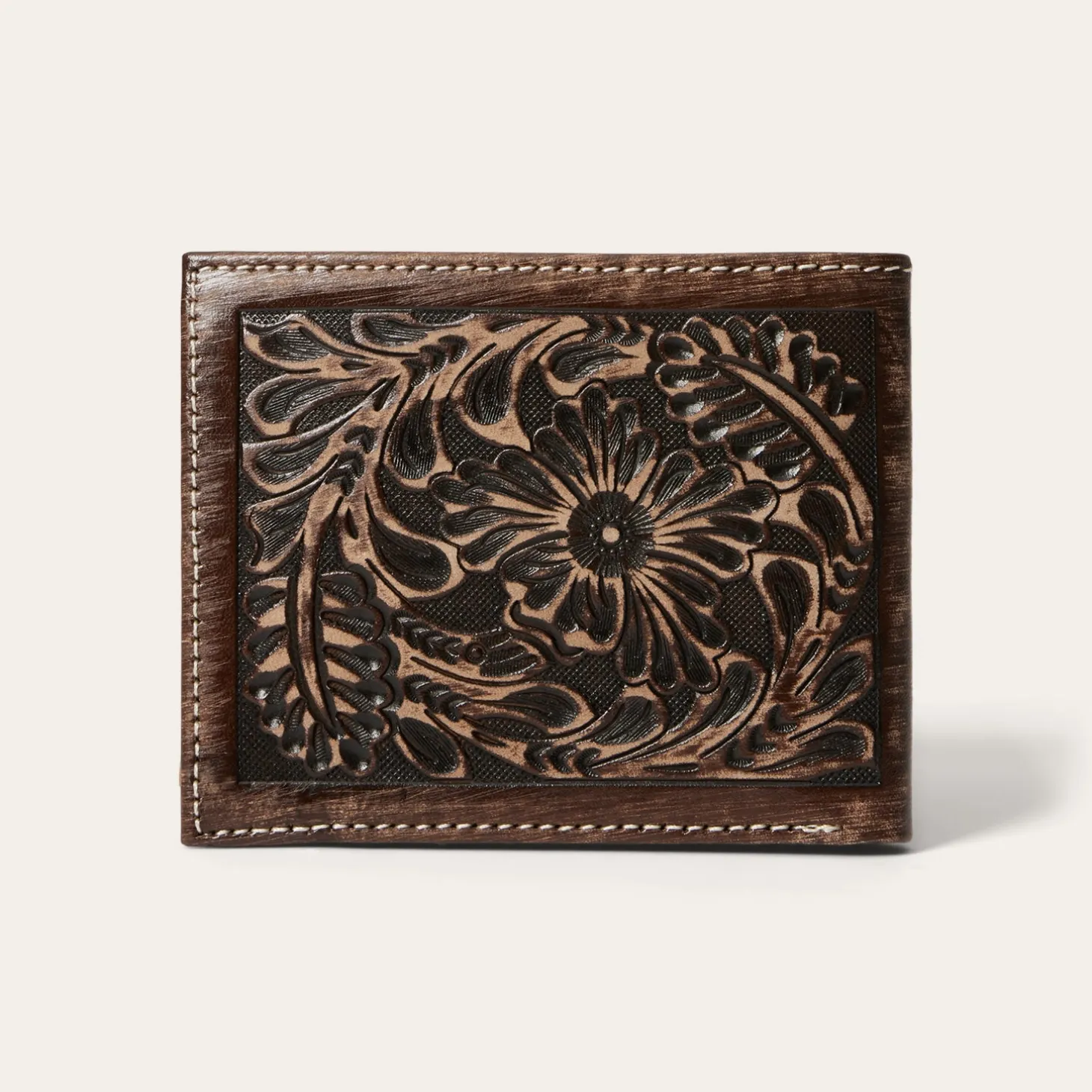 Hair-On-Hide Concho Bi-Fold Wallet