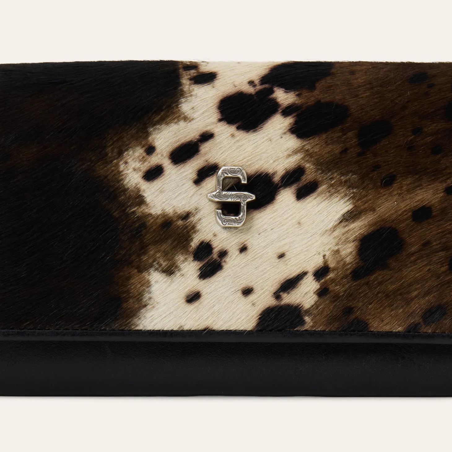 Hair-On-Hide Front Flap Wallet