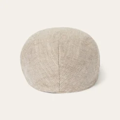 Herringbone Linen Ivy Cap
