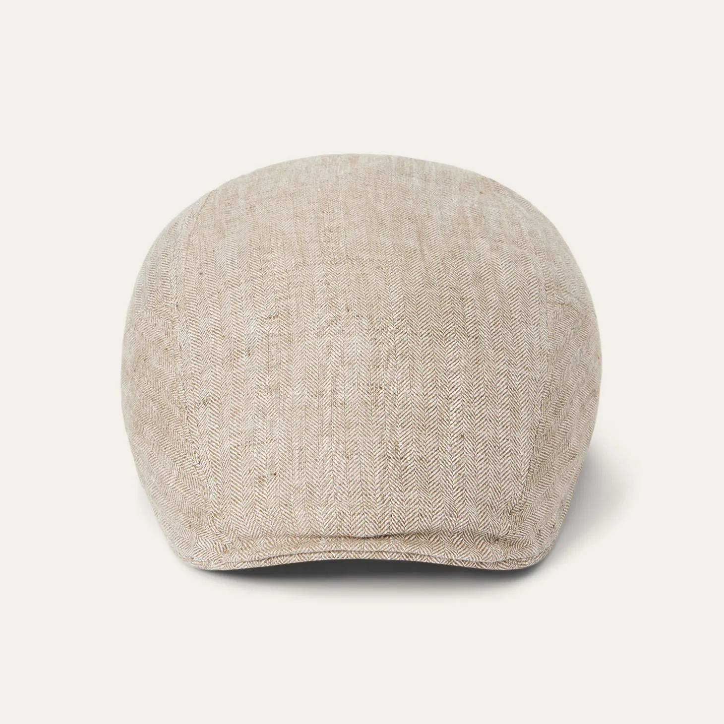 Herringbone Linen Ivy Cap