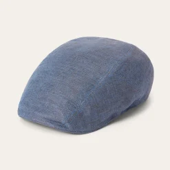Herringbone Linen Ivy Cap