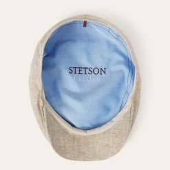 Herringbone Linen Ivy Cap