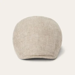 Herringbone Linen Ivy Cap