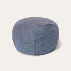 Herringbone Linen Ivy Cap