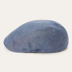 Herringbone Linen Ivy Cap