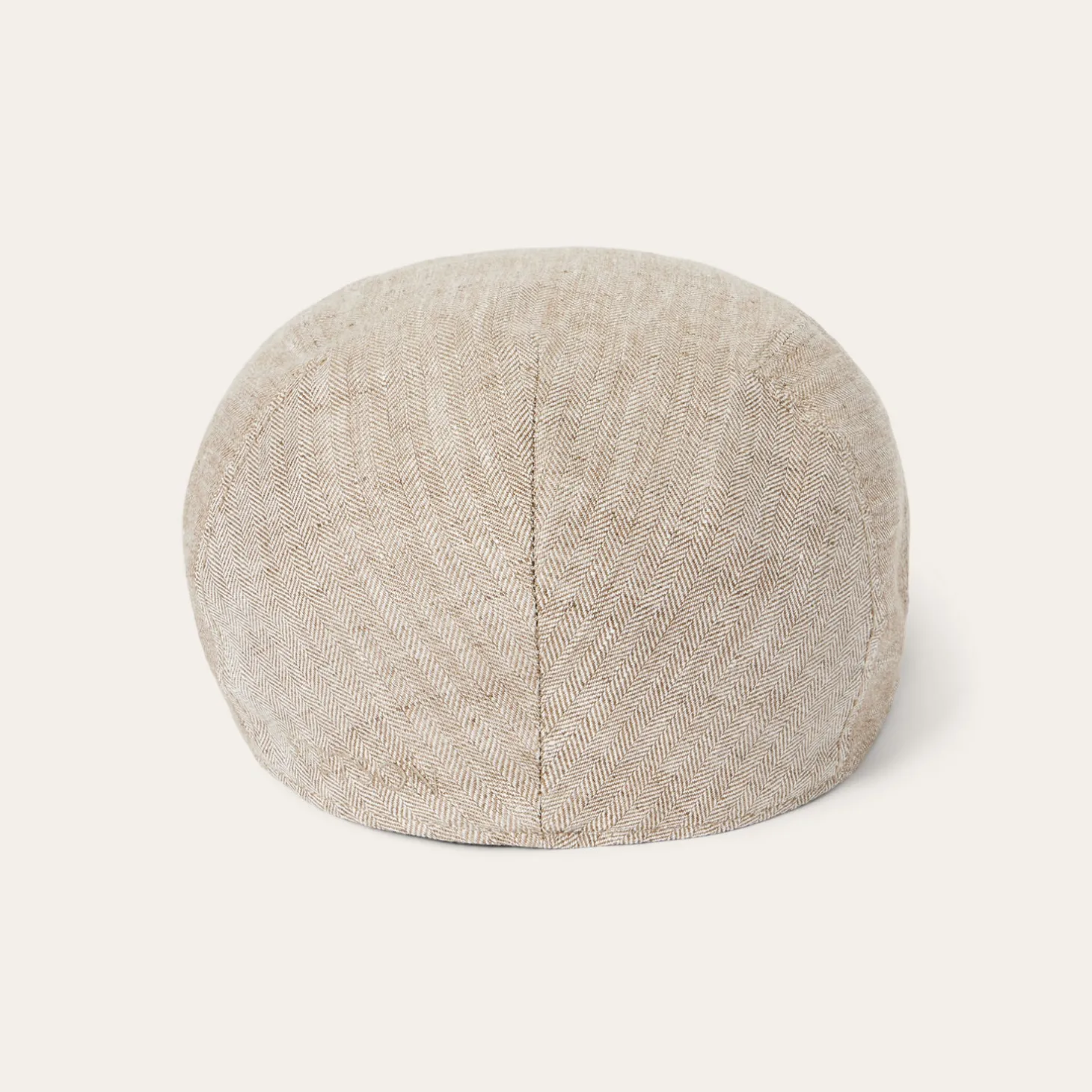 Herringbone Linen Ivy Cap