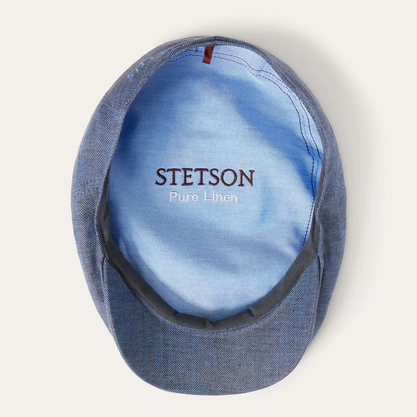 Herringbone Linen Ivy Cap