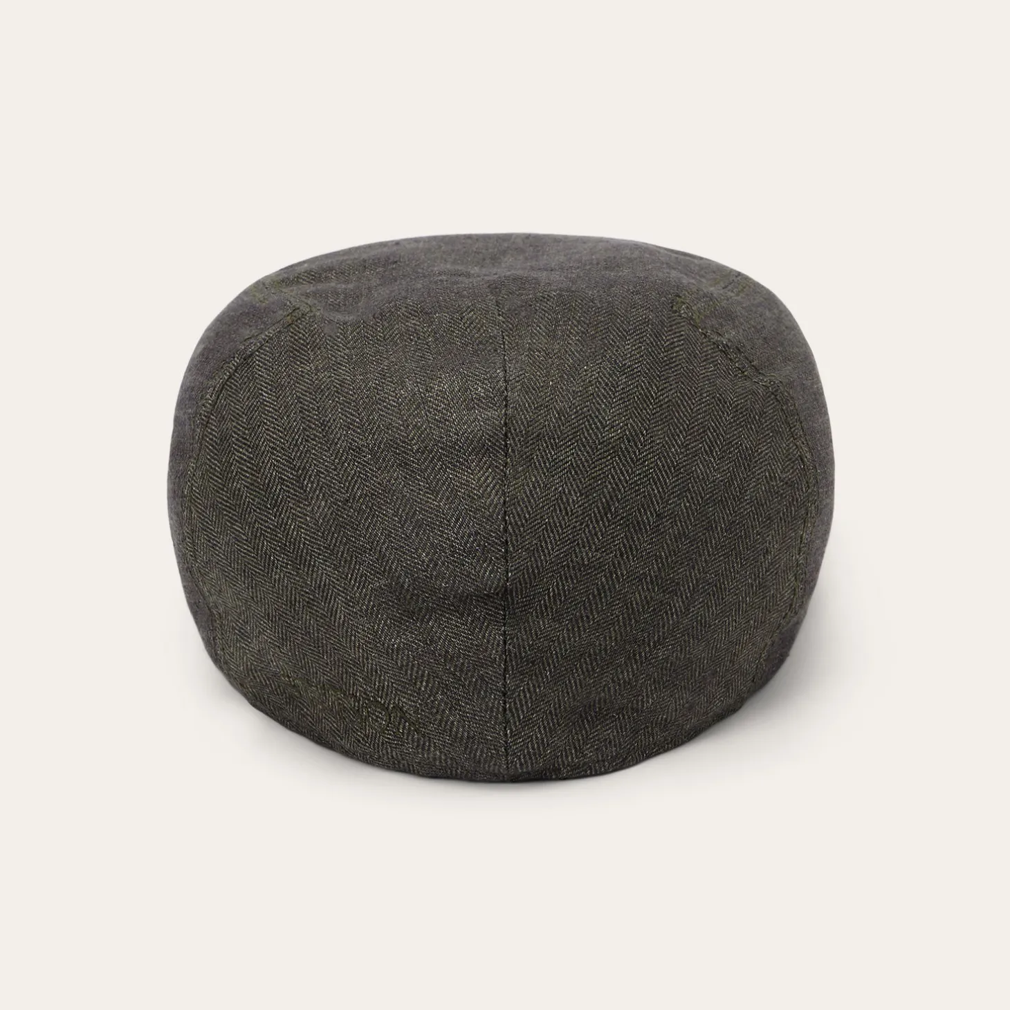 Herringbone Linen Ivy Cap