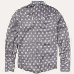 Horse Pennies Print Western Shirt
