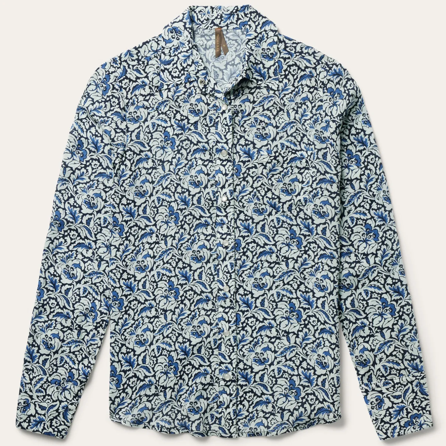 Indigo Tapestry Print Shirt