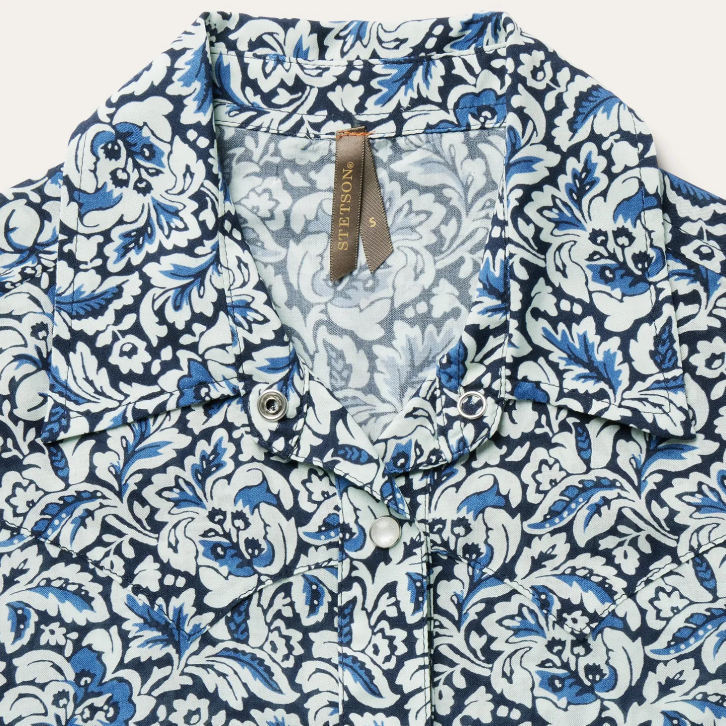 Indigo Tapestry Print Shirt