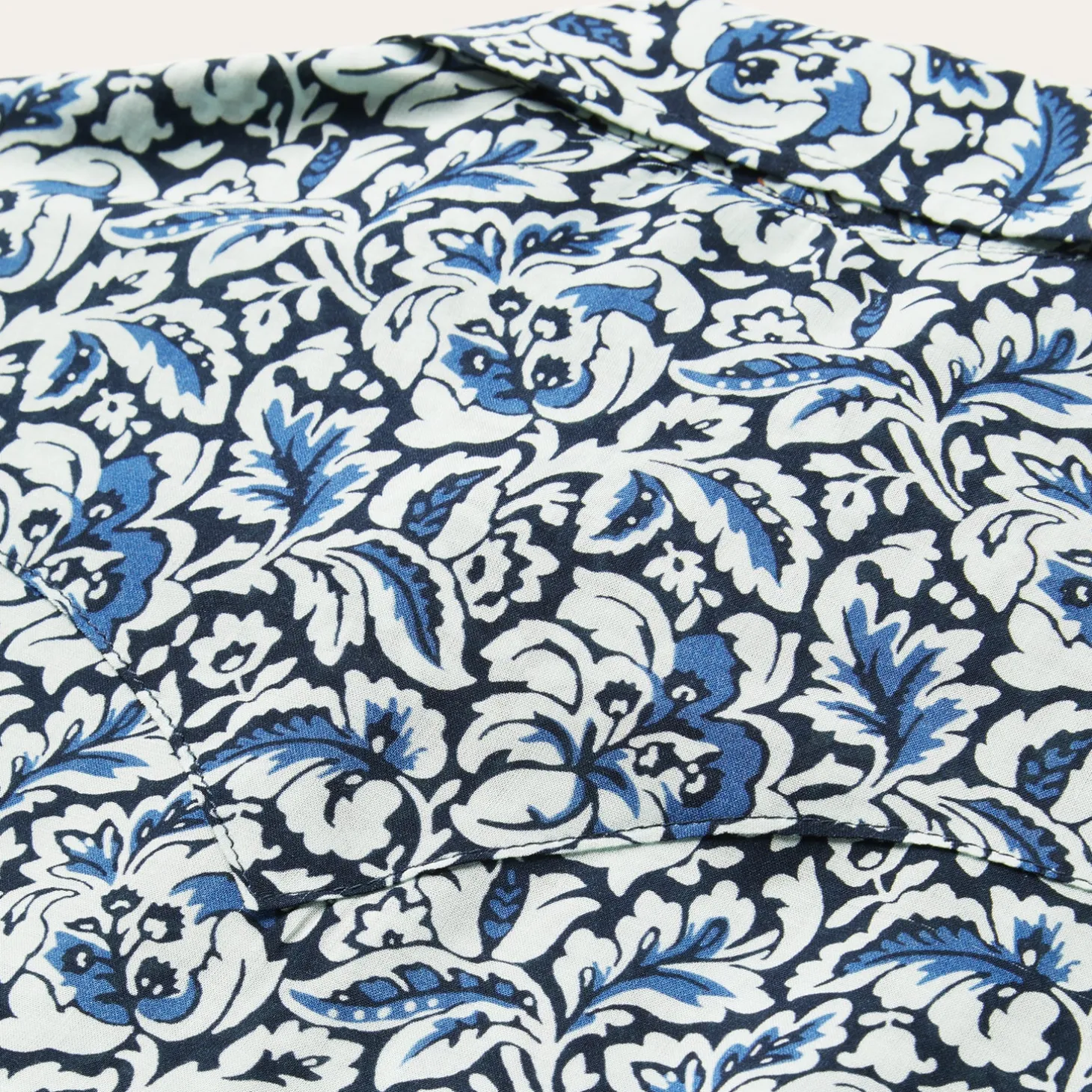 Indigo Tapestry Print Shirt