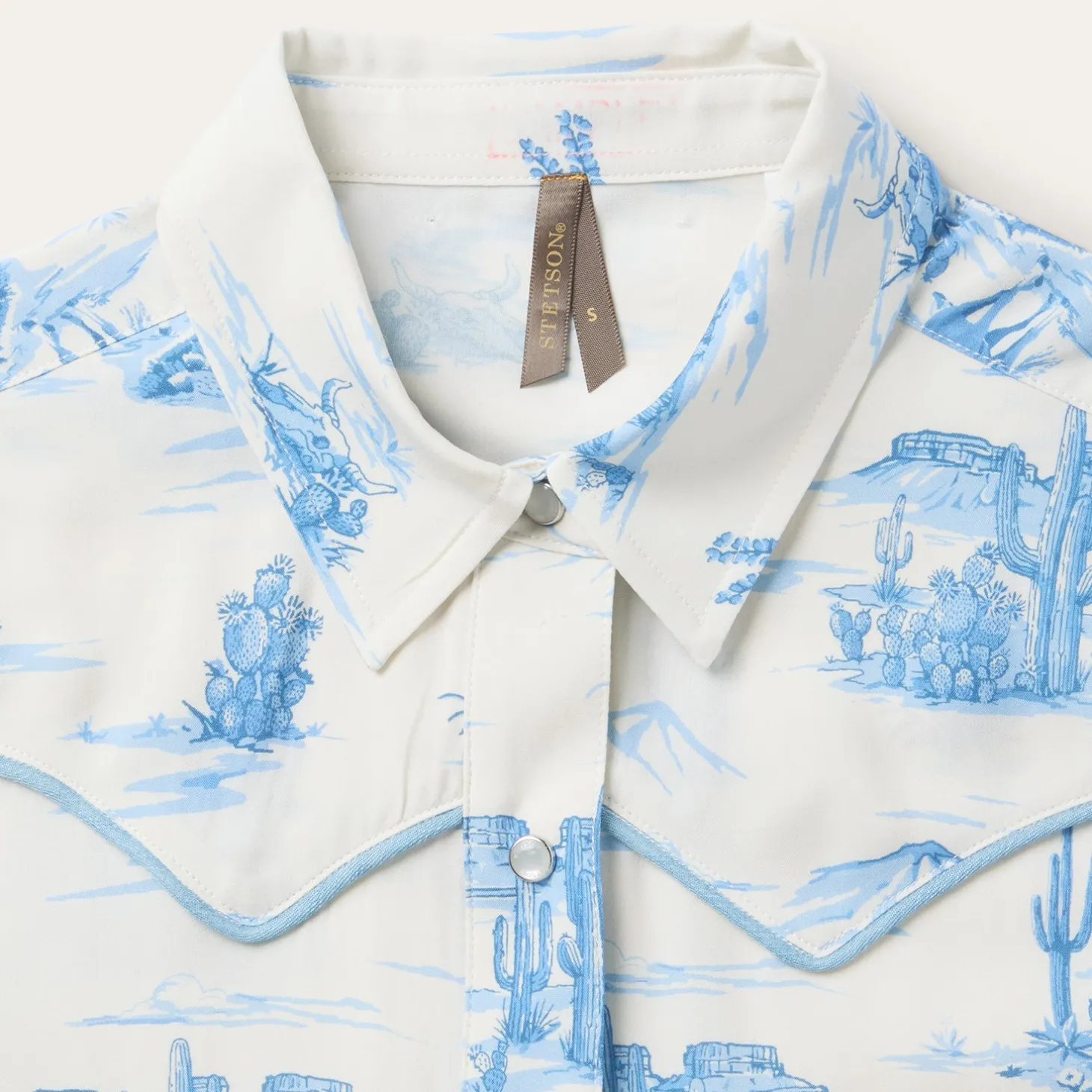 Indigo Trail Print Shirt
