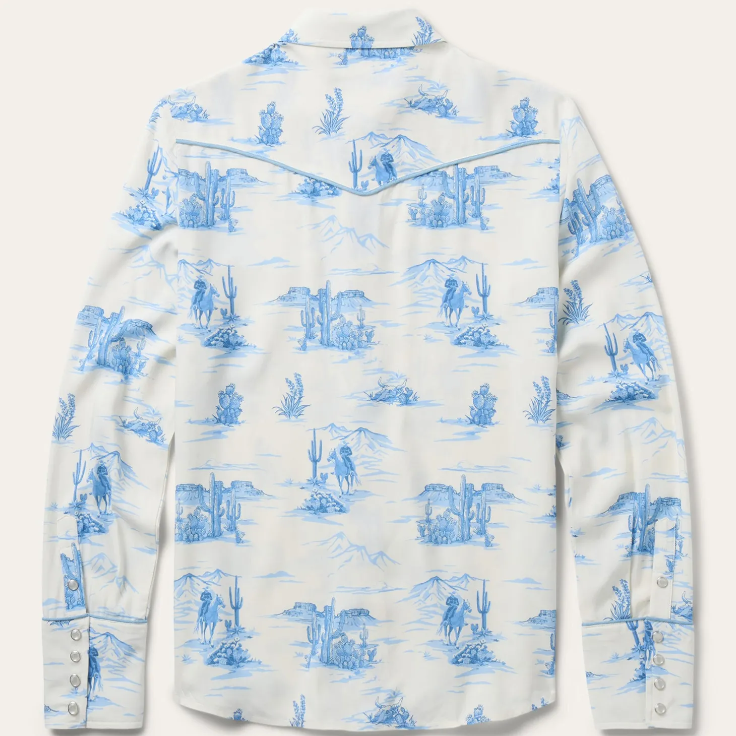 Indigo Trail Print Shirt