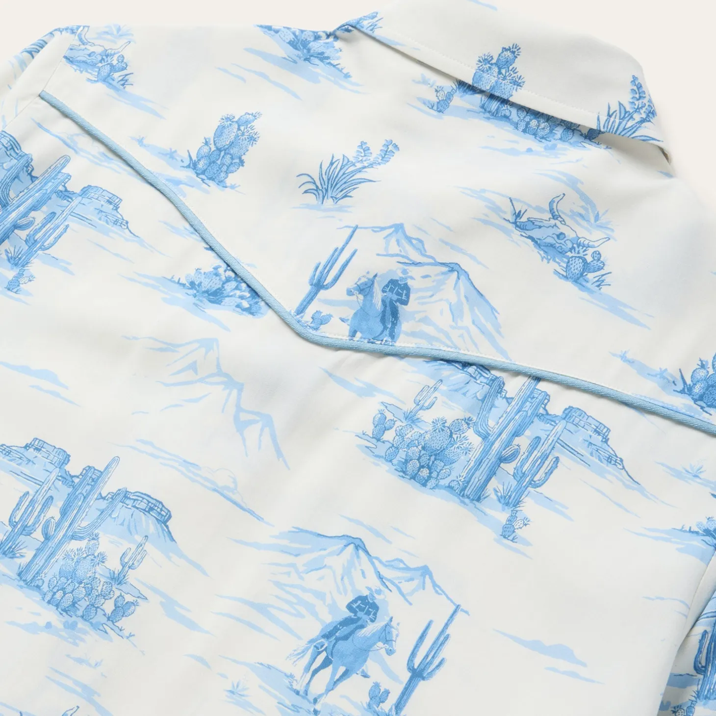 Indigo Trail Print Shirt