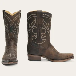 Iris Mid-Calf Embroidered Boot
