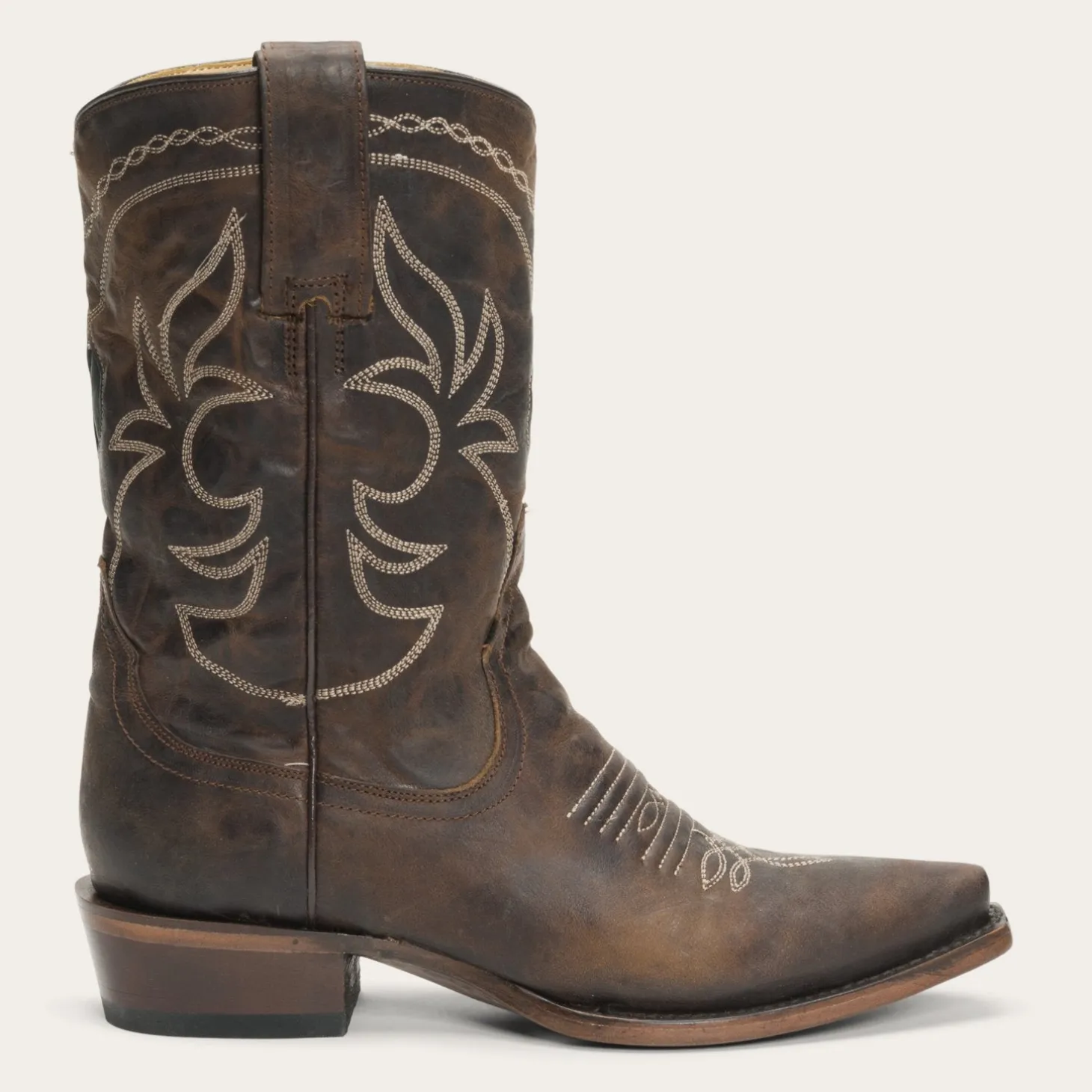 Iris Mid-Calf Embroidered Boot